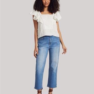 FAHERTY Mariposa Linen Top